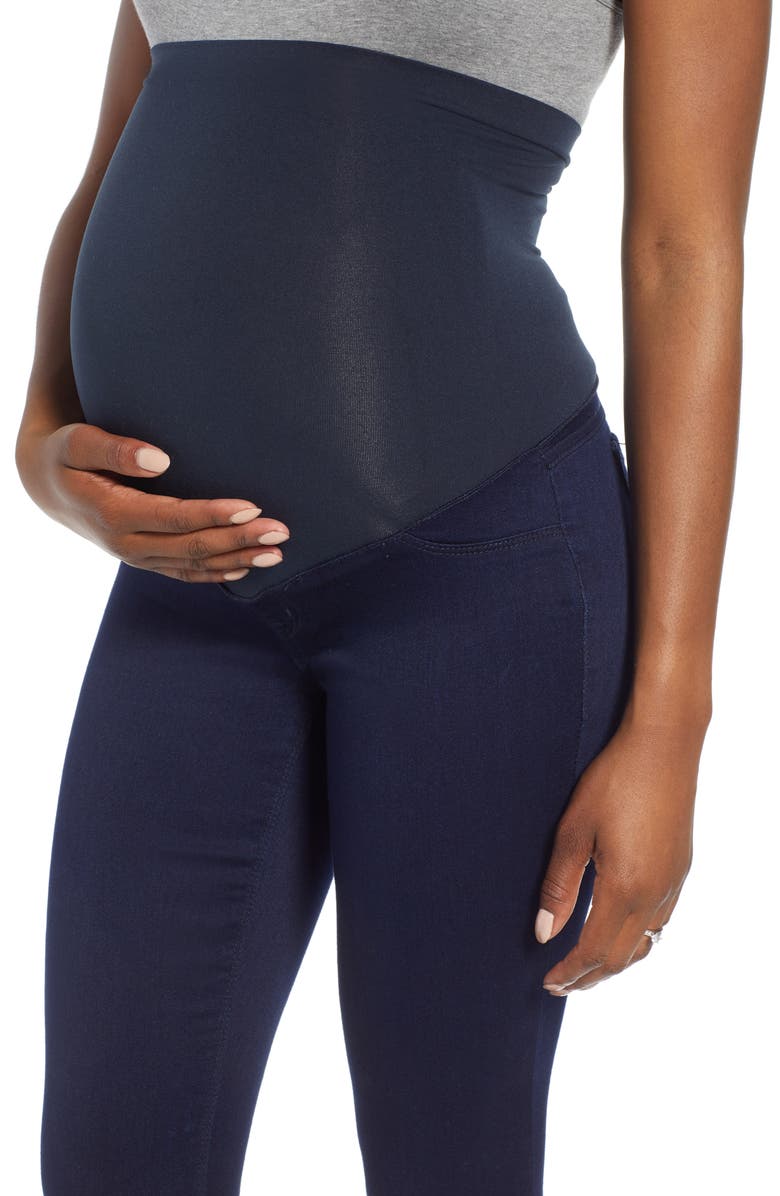 1822 Denim Butter Ankle Super Skinny Maternity Jeans, Alternate, color,
