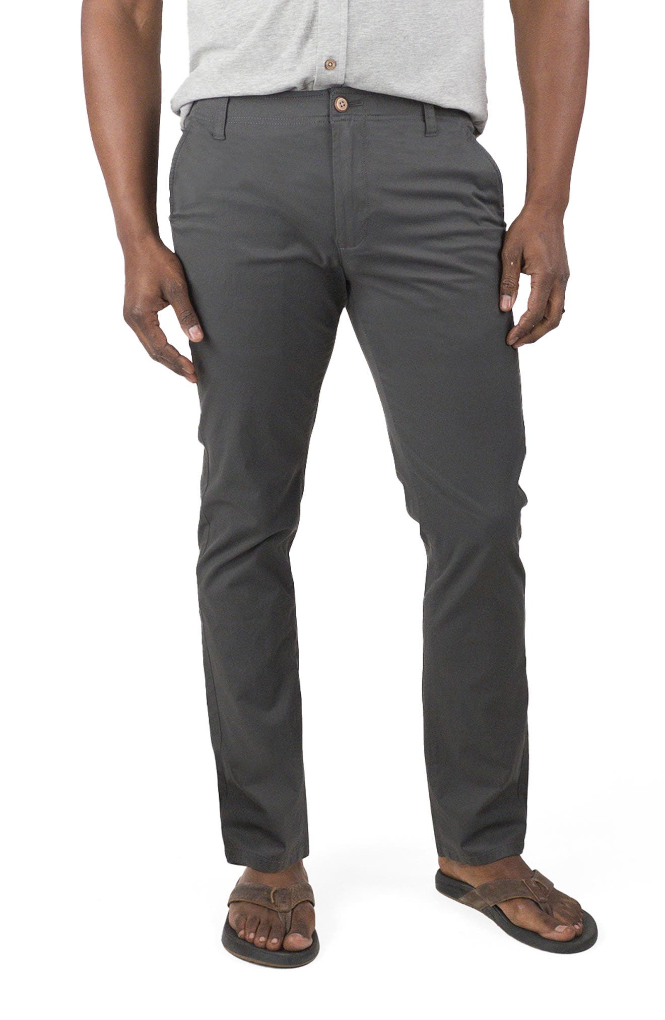 Tailor Vintage Straight Leg Stretch Cotton Blend Chino Pants