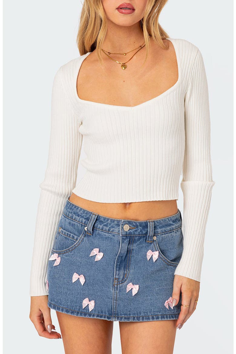 Misty Rib Top, Main, color, WHITE