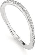 Monica Vinader Riva Wave Diamond Eternity Ring