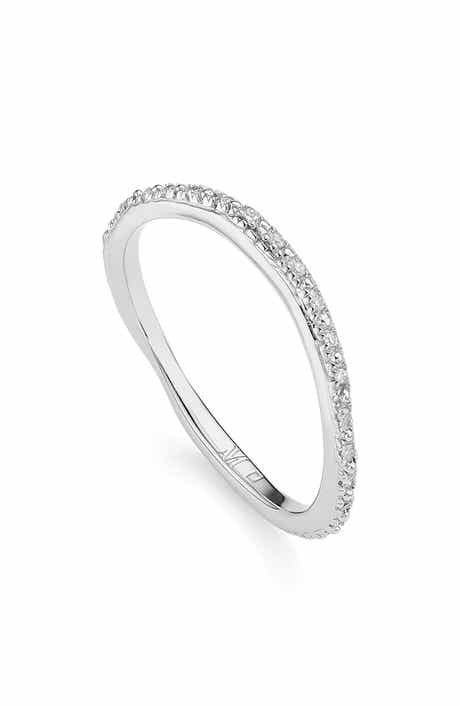 Monica Vinader Riva Wave Diamond Eternity Ring