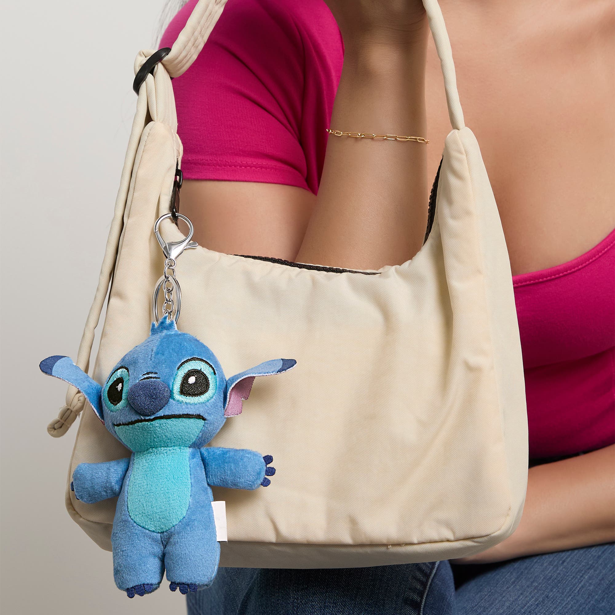 Disney Stitch Plush Keychain, Alternate, color, 