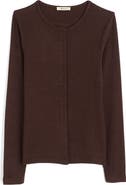 Madewell Textural Cutaway Crewneck Cardigan