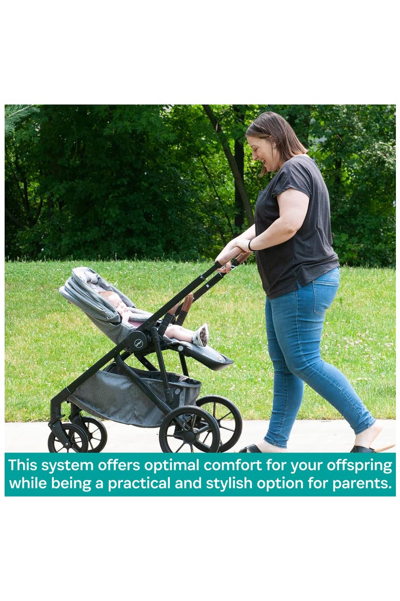 Uno+ Luxury Stroller Bundle, Alternate, color, PEARL GREY