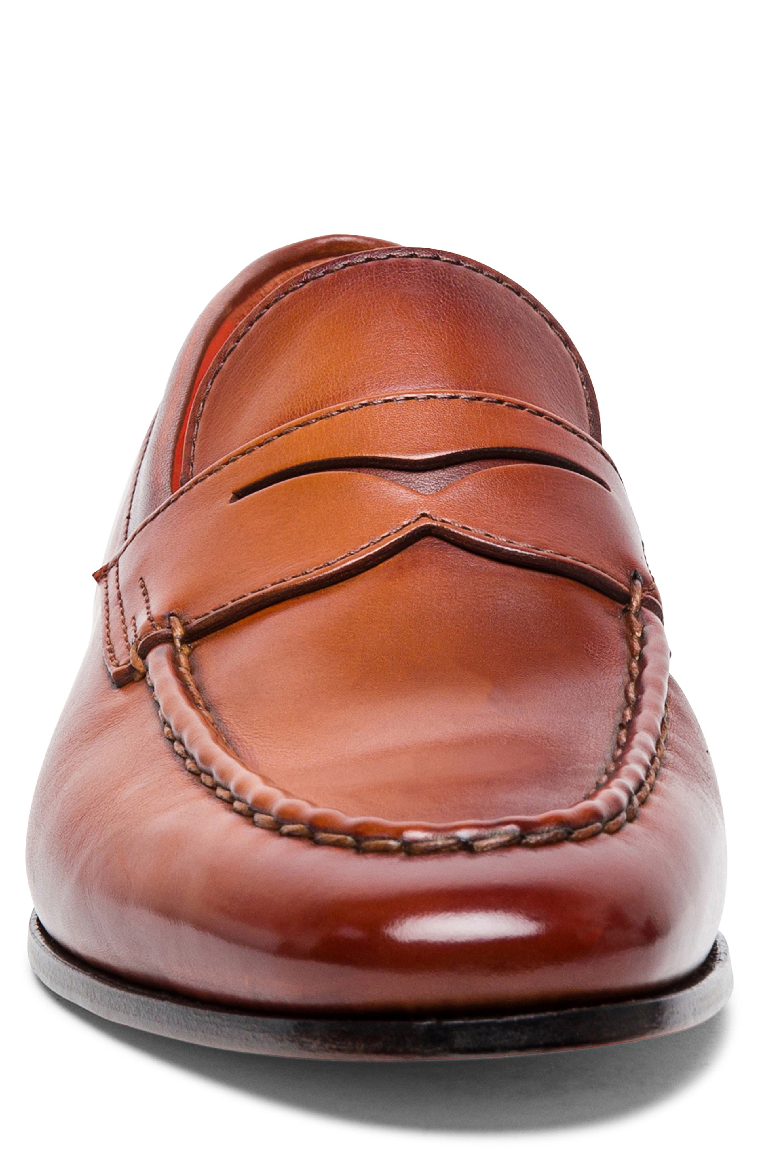 Santoni Door Penny Loafer, Alternate, color, 