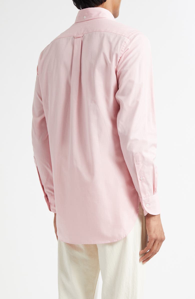Drake's Pinpoint Cotton Oxford Button-Down Shirt, Alternate, color, Pink