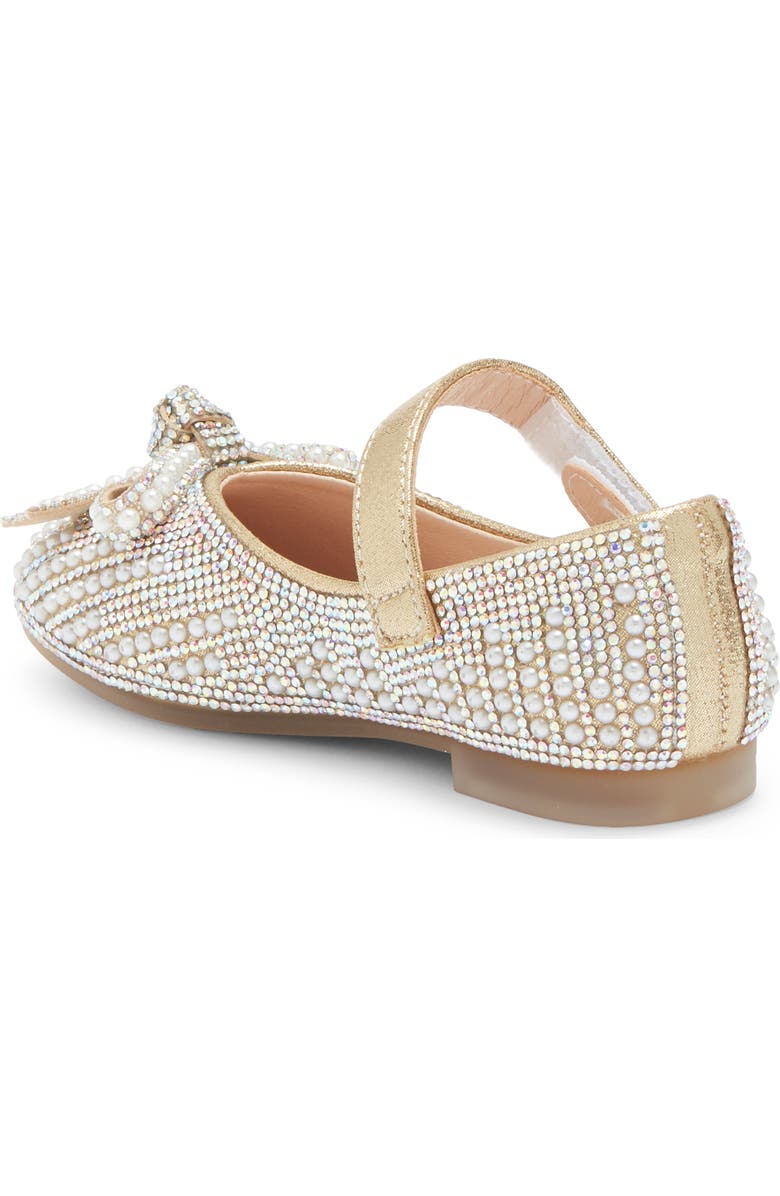 Doe A Dear Kids' Imitation Pearl & Rhinestone Embellished Flat, Alternate, color,