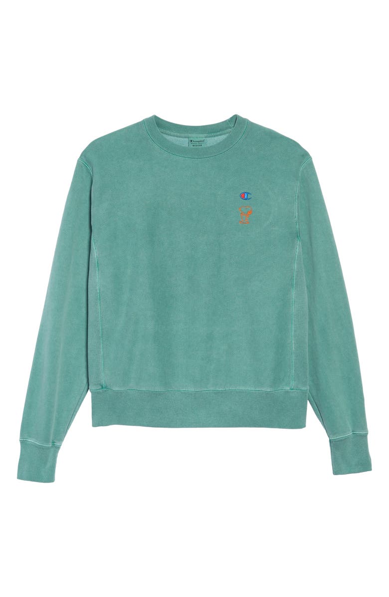 Champion Reverse Weave<sup>®</sup> Snoopy Sweatshirt, Alternate, color, 