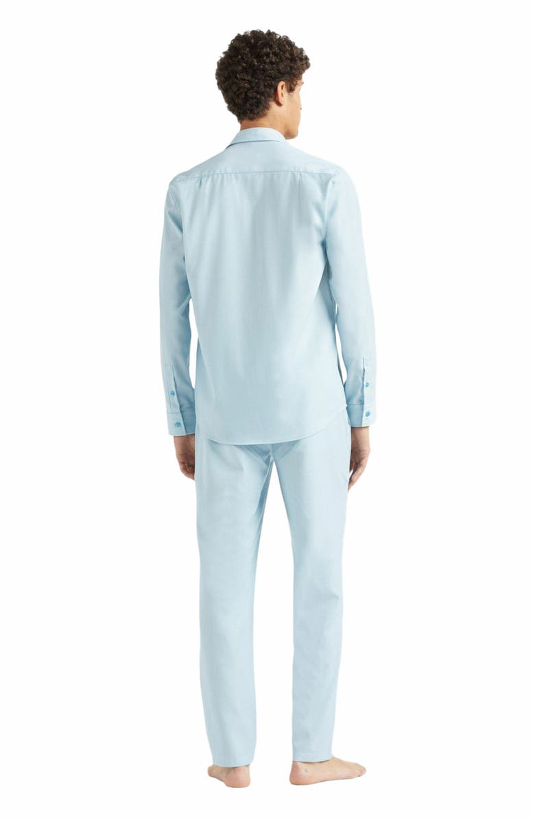 Vilebrequin Men's Micro Rayures Tailoring Wool Shirt, Alternate, color, 