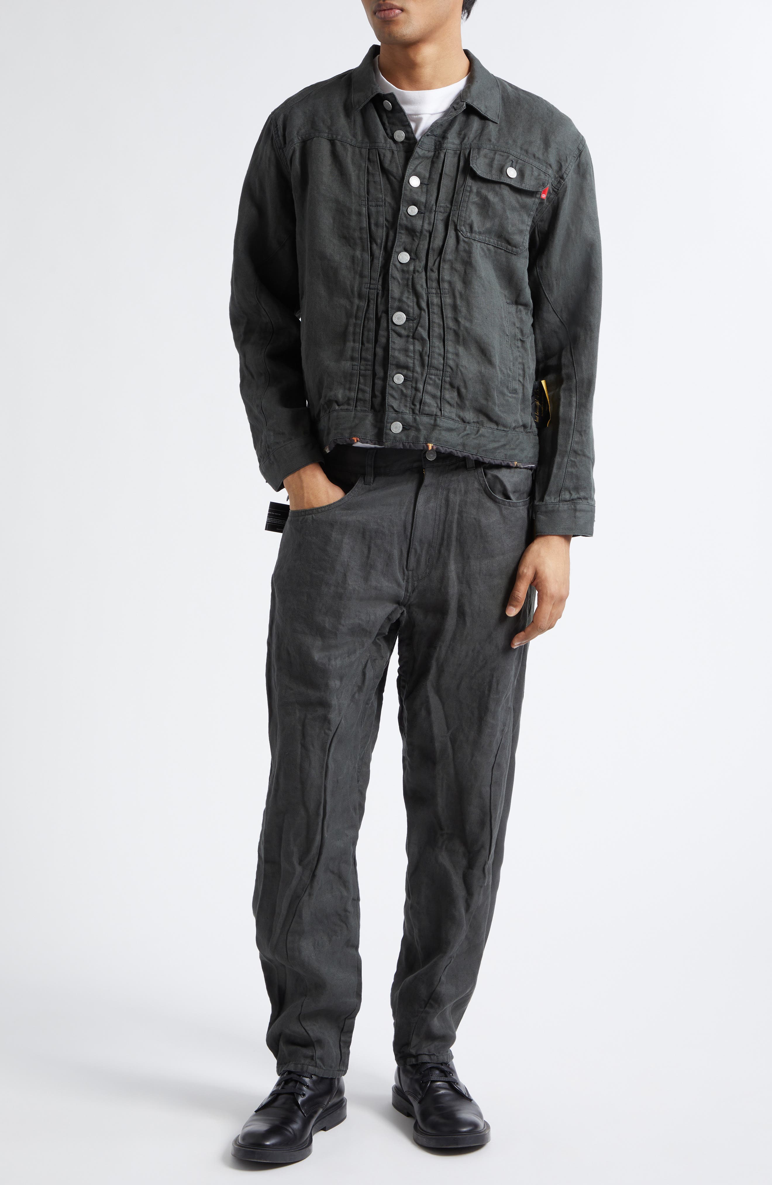 Linen Denim Jacket - image 2