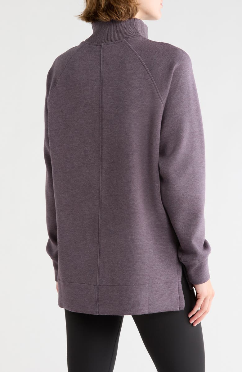 SPANX<sup>®</sup> Air Essentials Brushed Half-Zip Sweatshirt, Alternate, color,