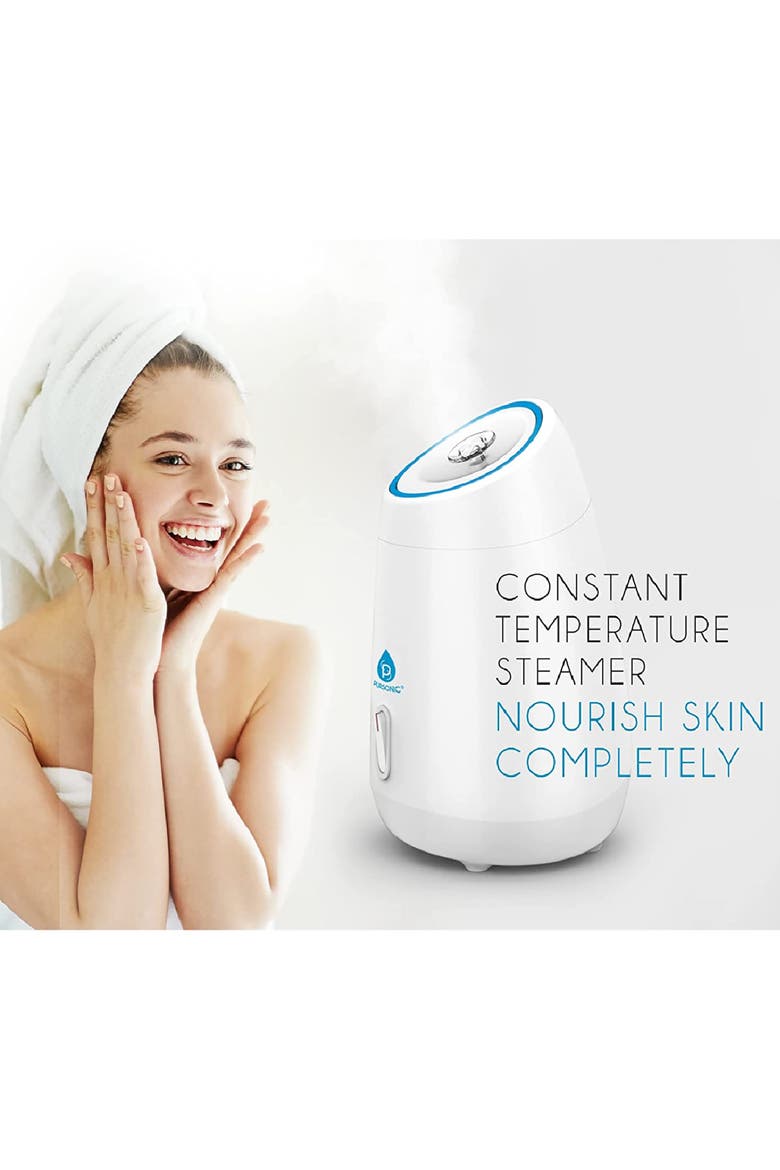 Facial Steamer Hot Mist Moisturizing Spa, Alternate, color, White