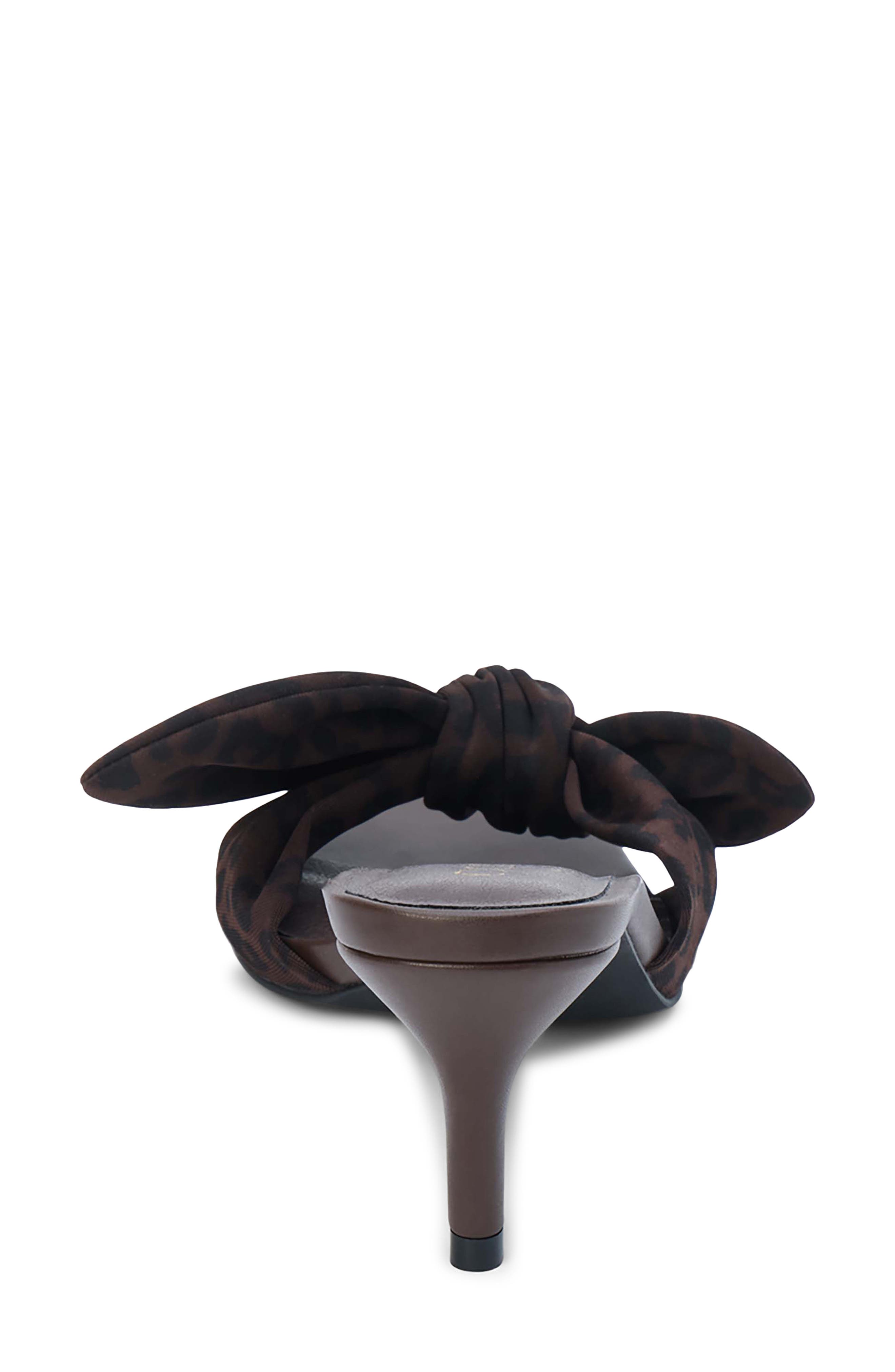 Coconuts by Matisse Uptown Bow Slide Sandal, Alternate, color, Brown