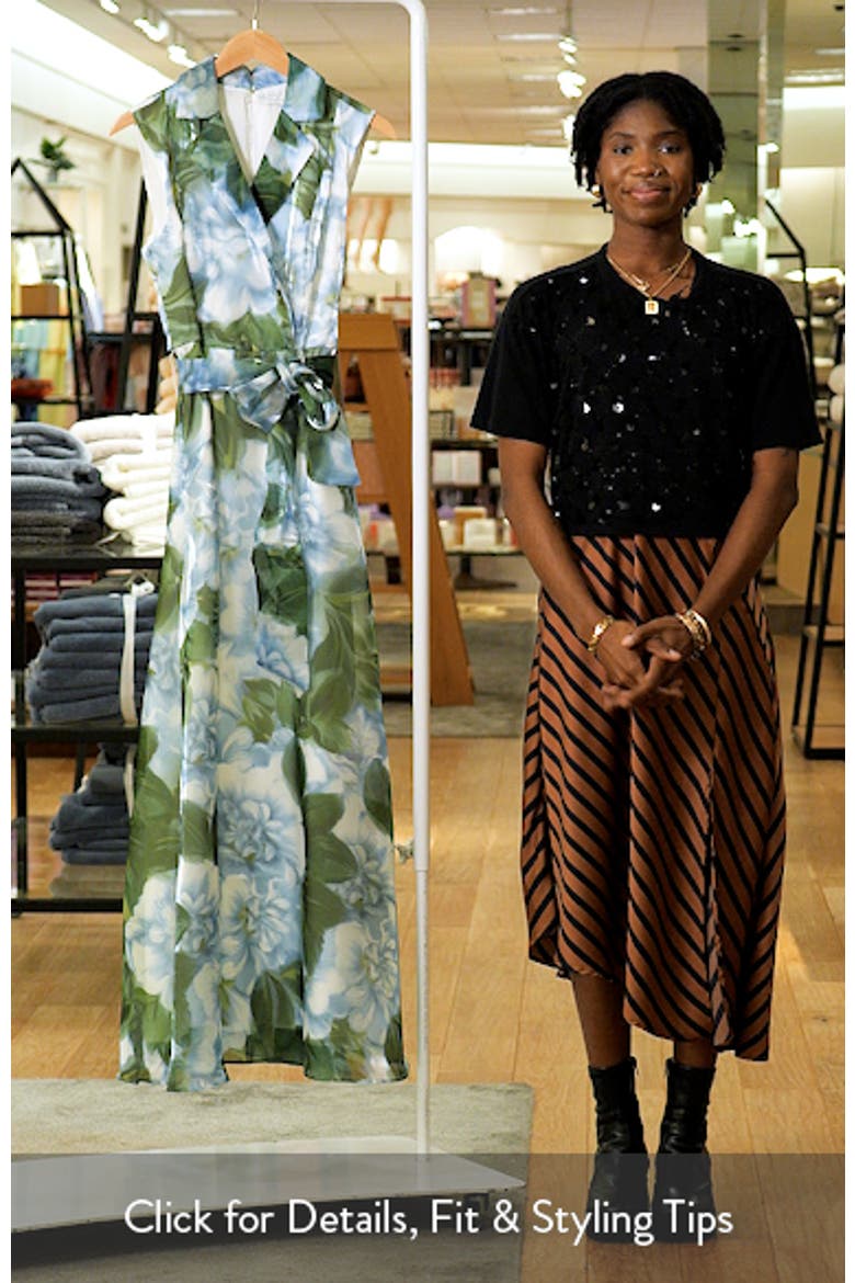 Tie Waist Sleeveless Gown video