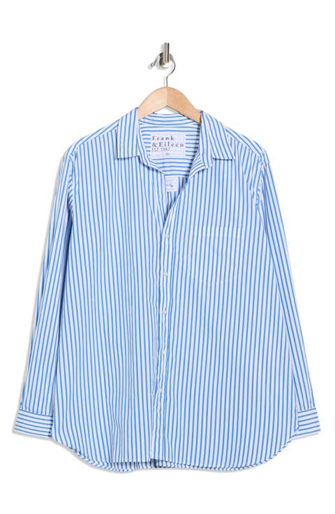 Relaxed Fit Cotton Button-Up Shirt