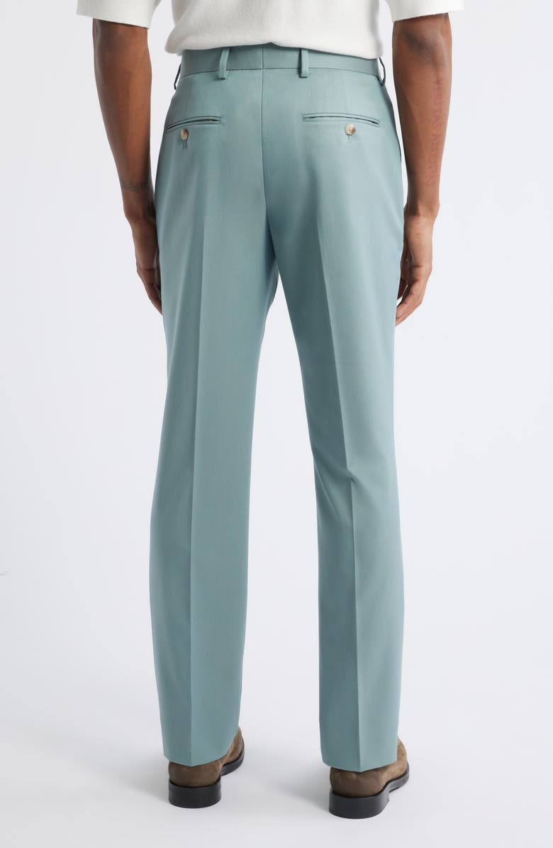 Open Edit Slim Fit Sharkskin Trousers, Alternate, color, Blue Arona