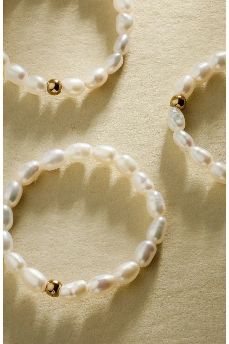 Pearl Strand Ring, Alternate, color, Gold Vermeil