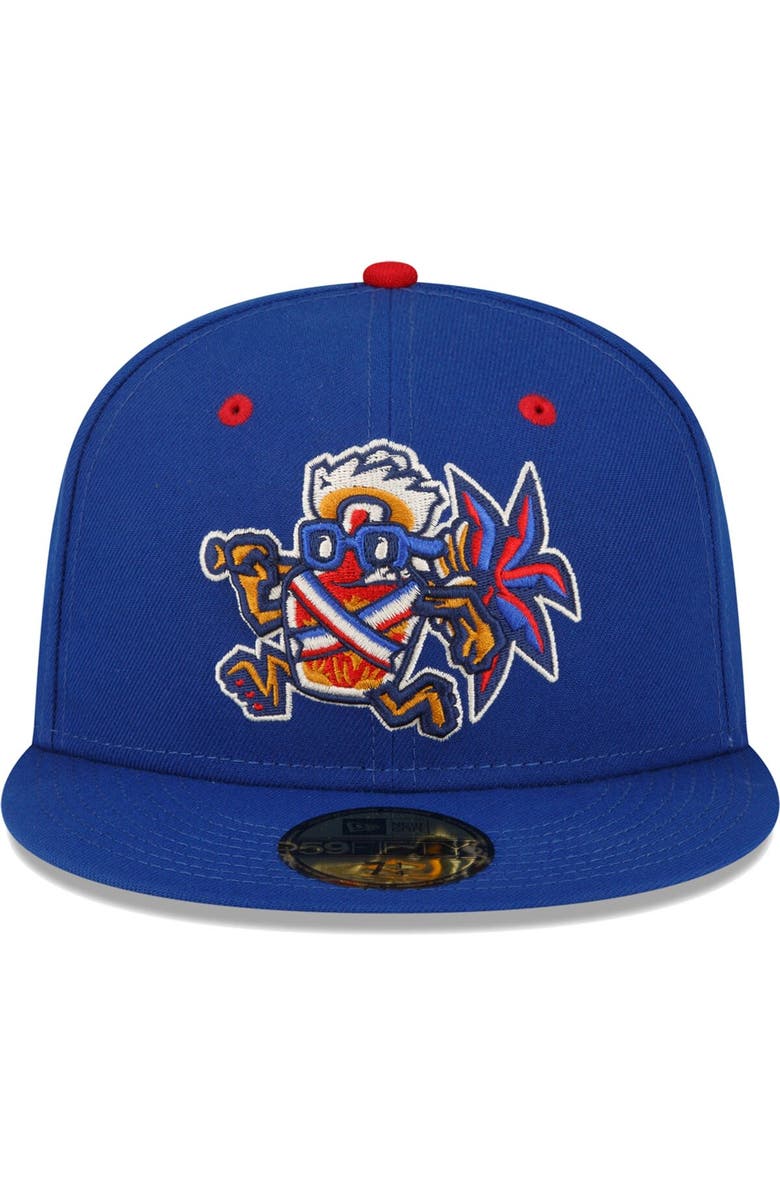New Era Men's New Era Blue Lehigh Valley IronPigs Copa De La Diversion 59FIFTY Fitted Hat, Alternate, color, 