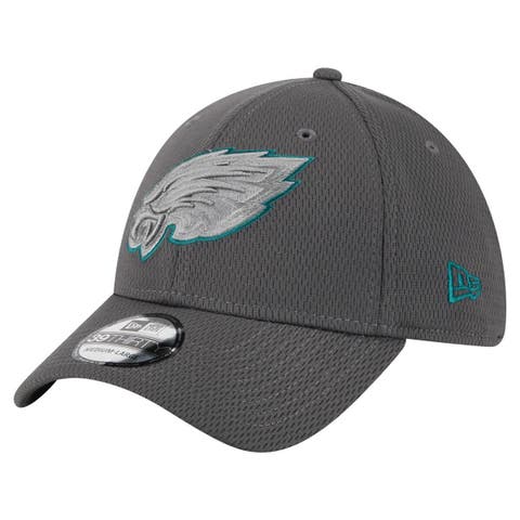 Men's New Era Graphite Philadelphia Eagles  Main 39THIRTY Flex Hat
