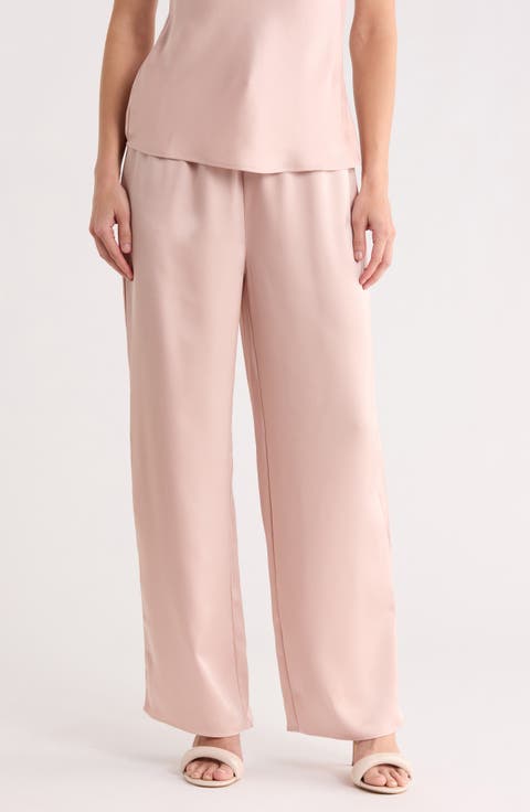 Satin Drawstring Pants