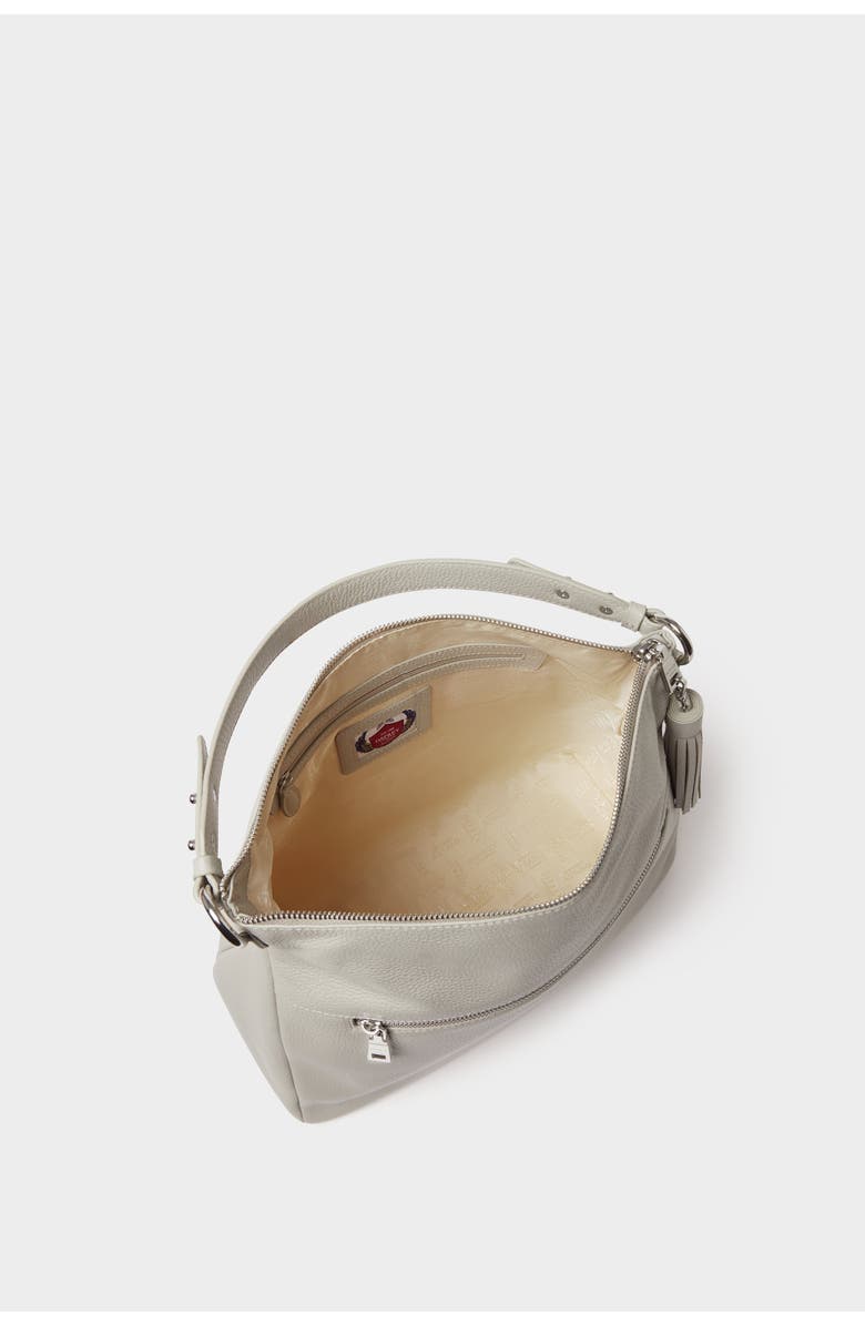 Osprey London The Stella Leather Hobo Bag, Alternate, color, Taupe