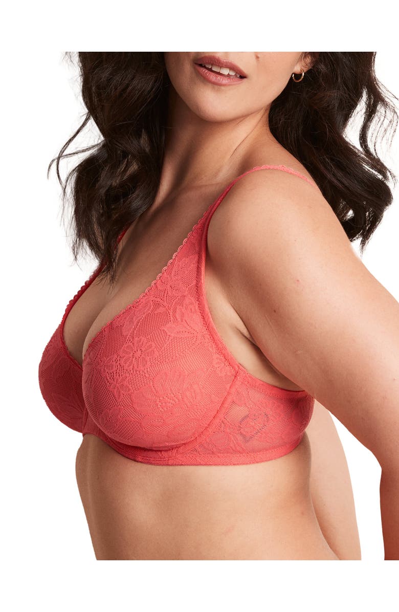 Adore Me Winona Unlined Full Coverage Bra, Alternate, color, Dark Pink