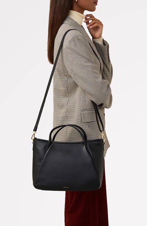 Radley London Eastney Street Medium Top Zip Leather Satchel In Black