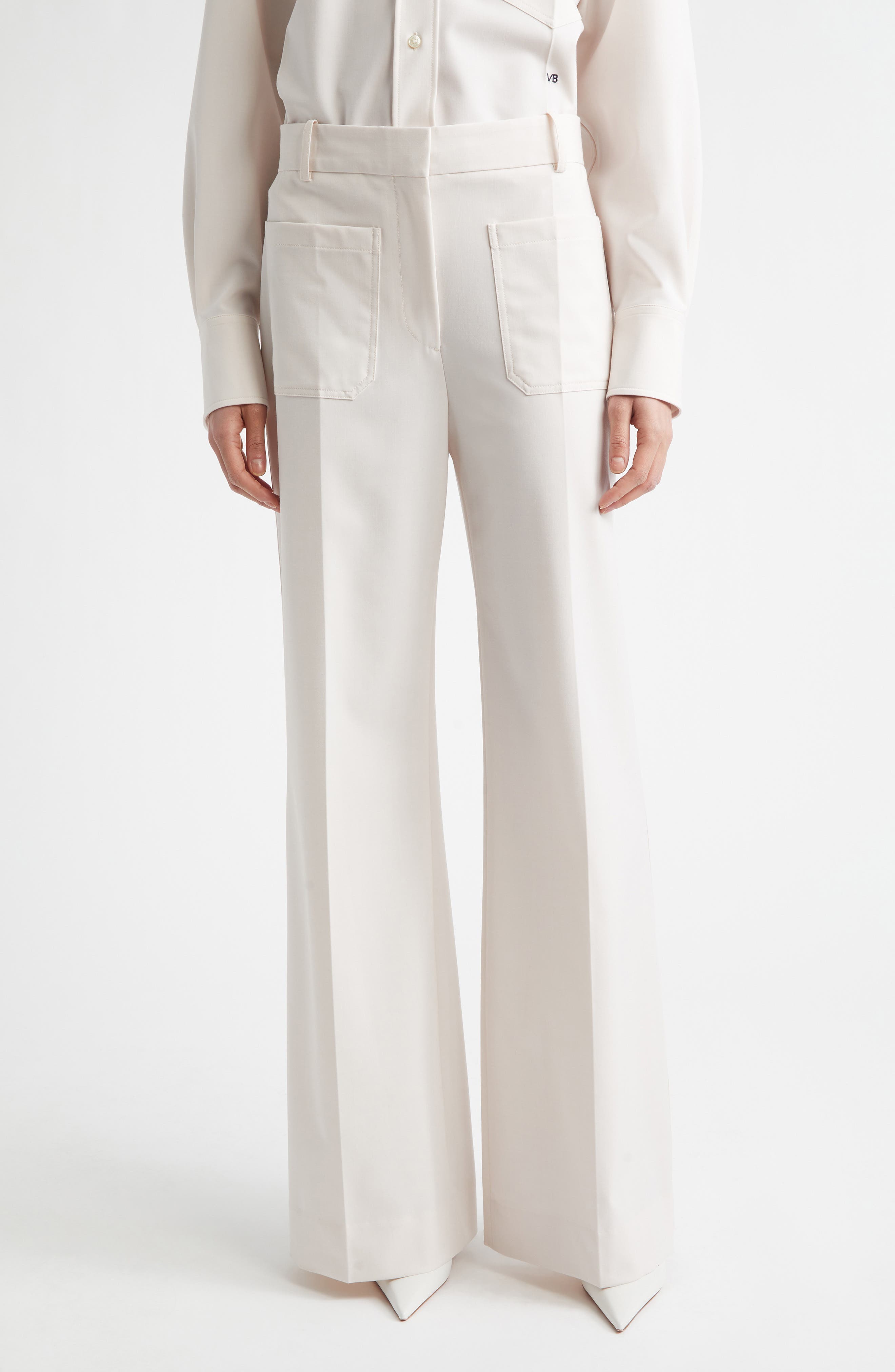 Alina High Waist Stretch Flare Leg Pants
