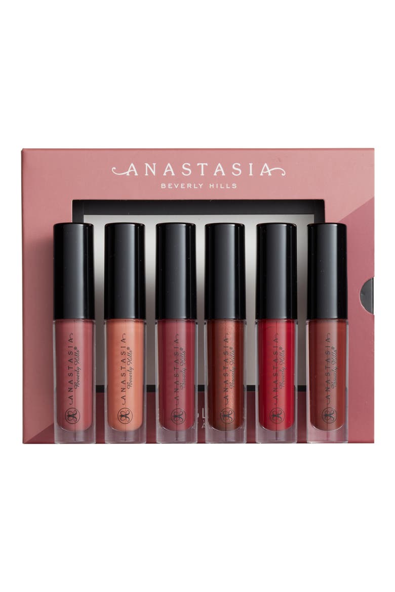 Mini Lip Gloss Set, Main, color, NO COLOR