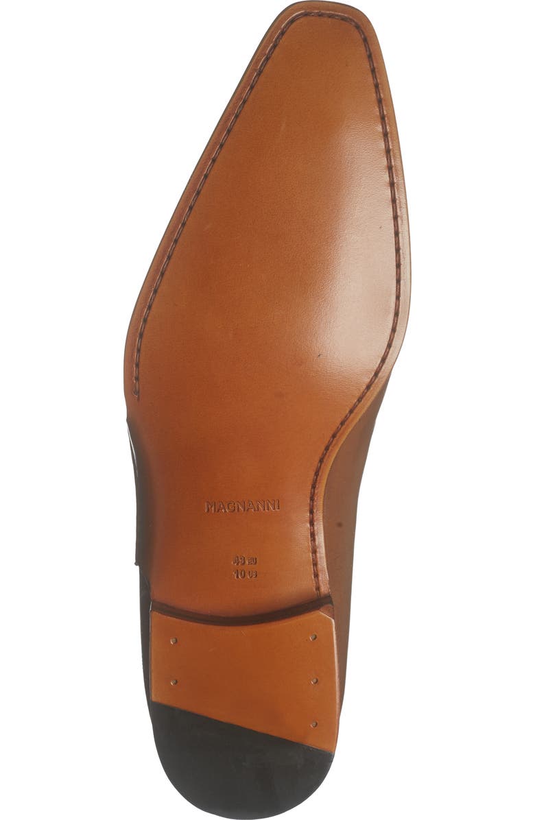 Magnanni Abel Monk Strap Loafer, Alternate, color, Taupe