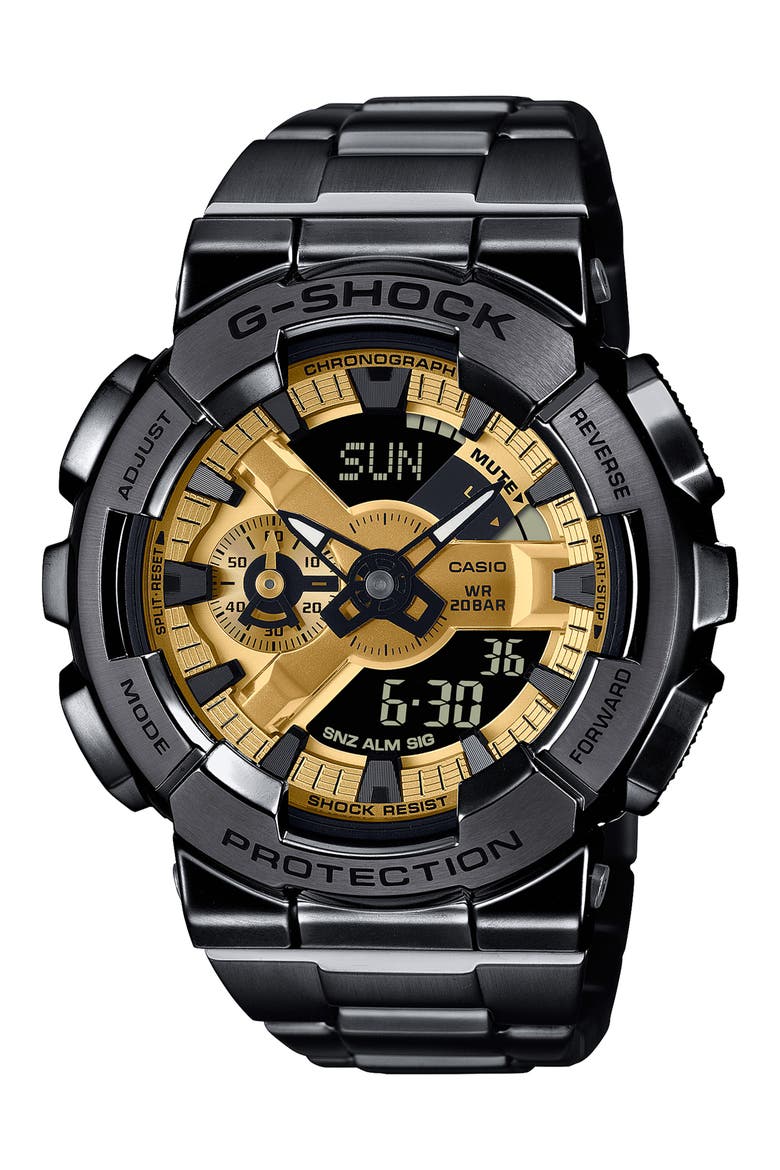 GM110 Ana-Digi Watch, 48.8mm, Main, color, BLACK