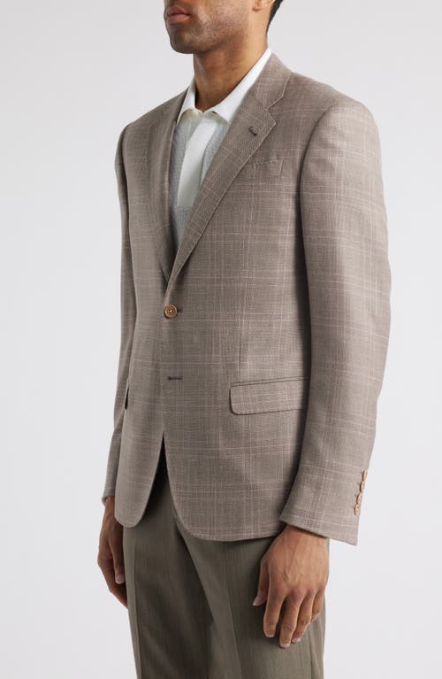 Emporio Armani Regular Fit Notch Lapel Blazer In Neutral
