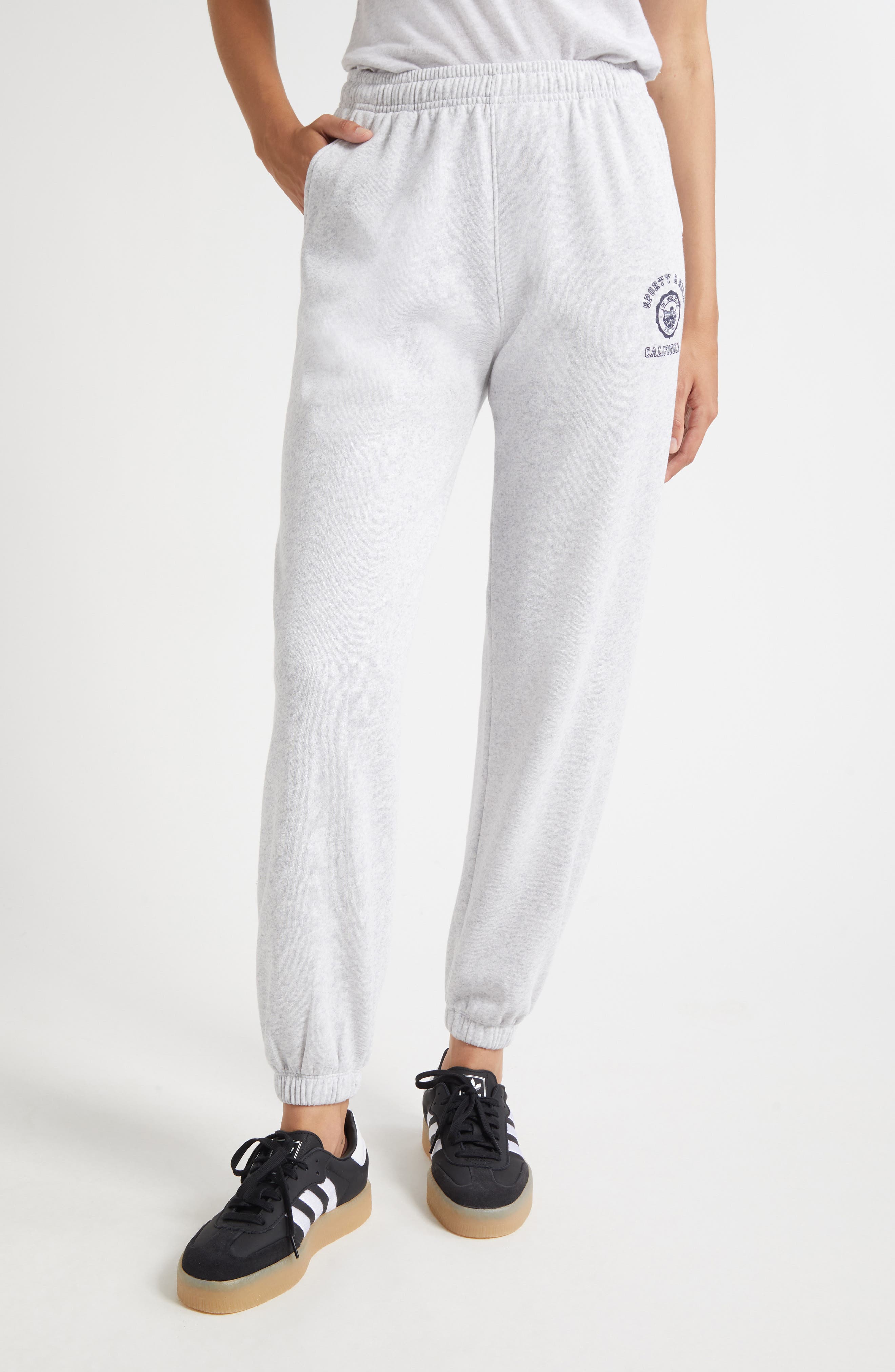Sporty & Rich California Emblem Fleece Graphic Sweatpants