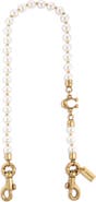 COACH Short Faux Pearl Strap