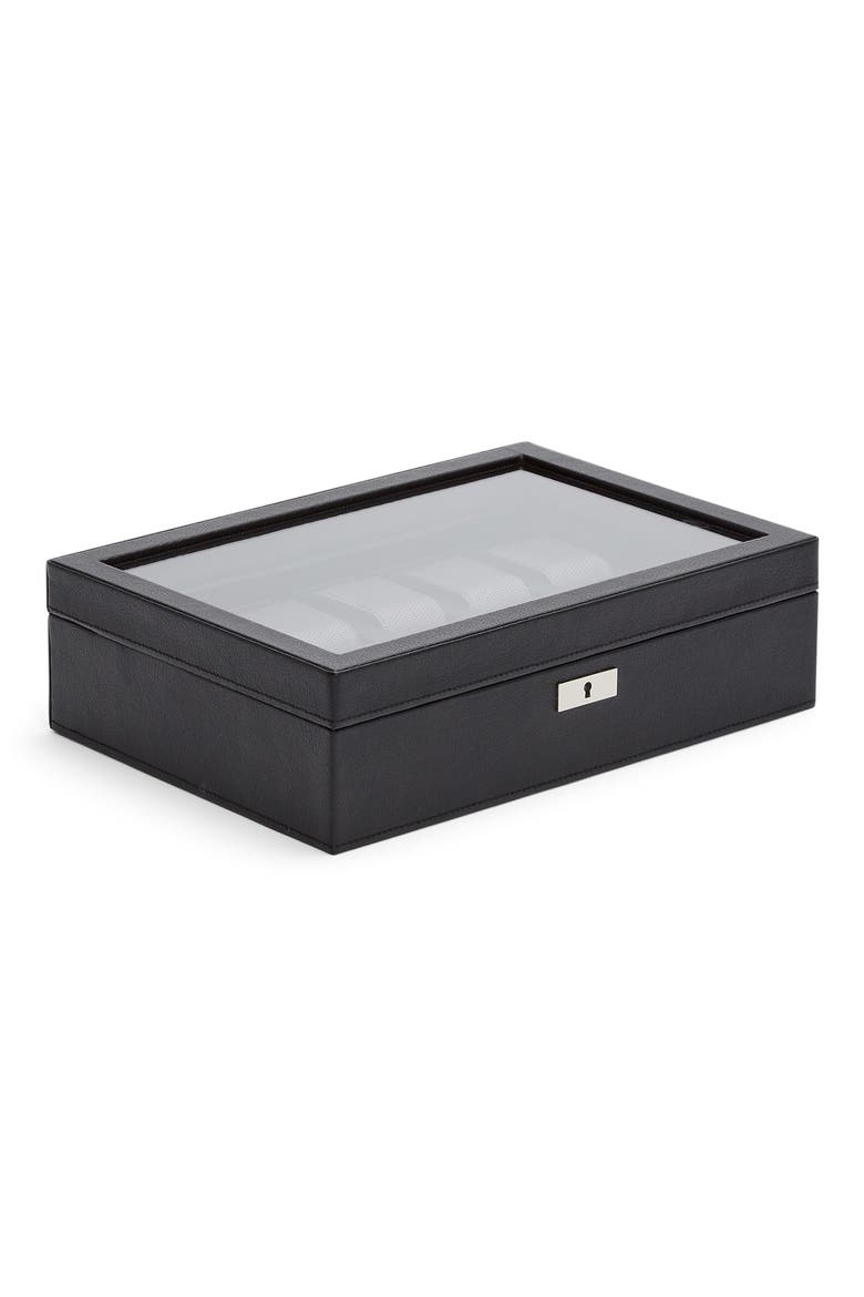 Viceroy 10-Piece Watch Box, Alternate, color, BLACK