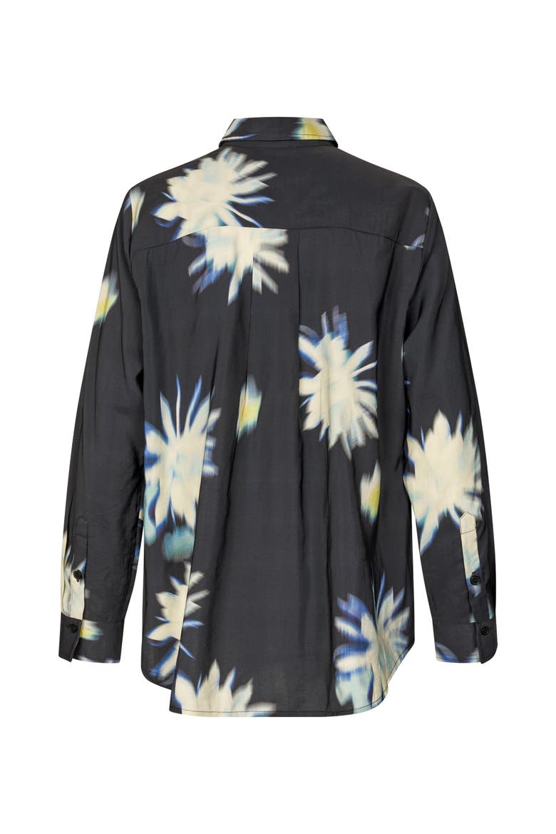 Imma Long Sleeve Collared Shirt, Alternate, color, Muted Lime