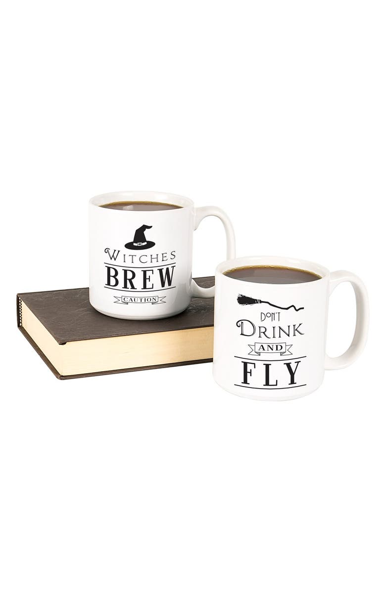 Cathy's Concepts 'Witches' Brew' Ceramic Coffee Mugs, Alternate, color,