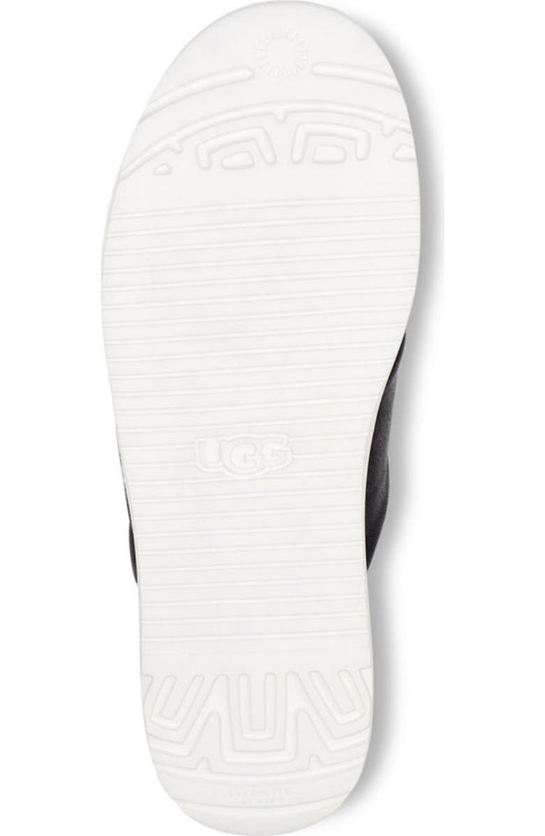 UGG<sup>®</sup> UGG Zayne Leather Platform Slide Sandal, Alternate, color,