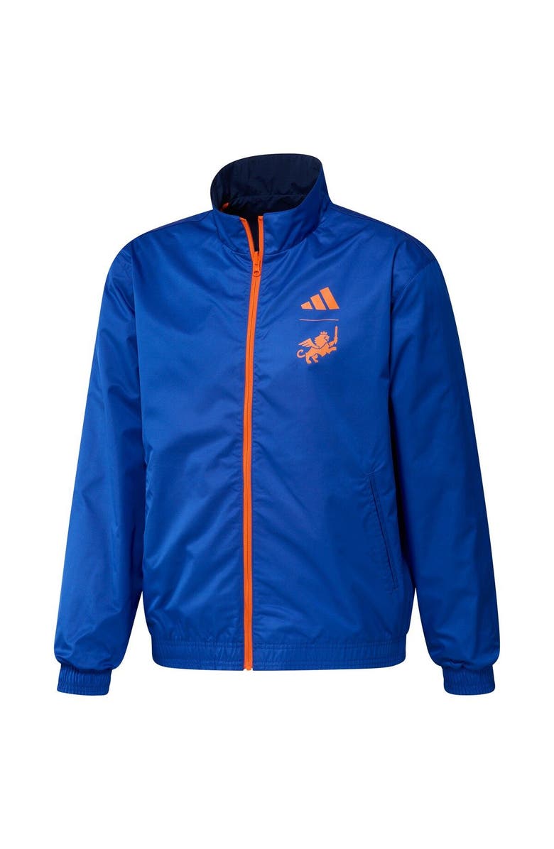 adidas Men's adidas Navy/Blue FC Cincinnati 2023 On-Field Anthem Full-Zip Reversible Team Jacket, Alternate, color, 