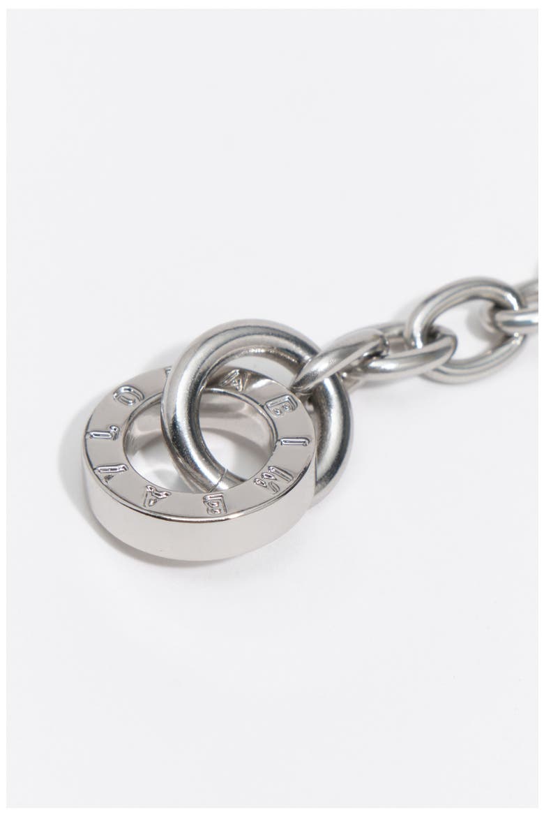 Hearts Multicharm Necklace, Alternate, color, SILVER