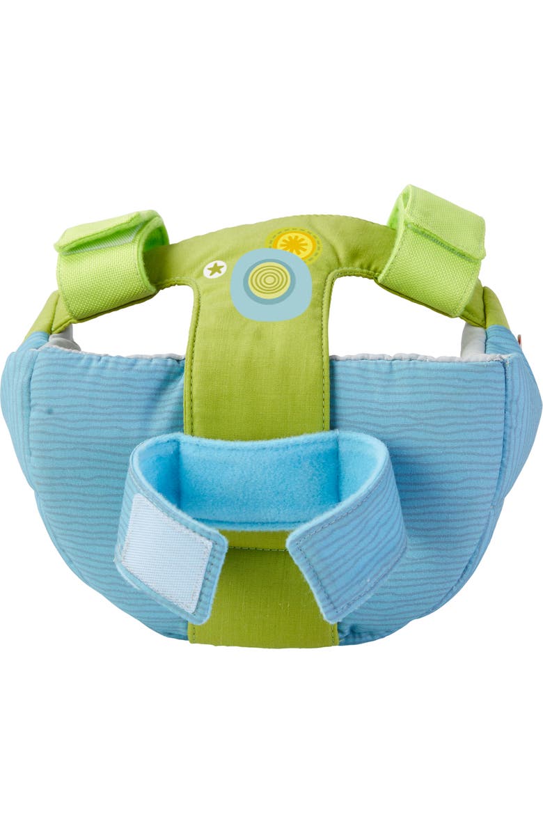 HABA Soft Doll's Bike Seat Blue & Green - Attaches to Handlebars with Hook & Loop Attachment, Alternate, color,