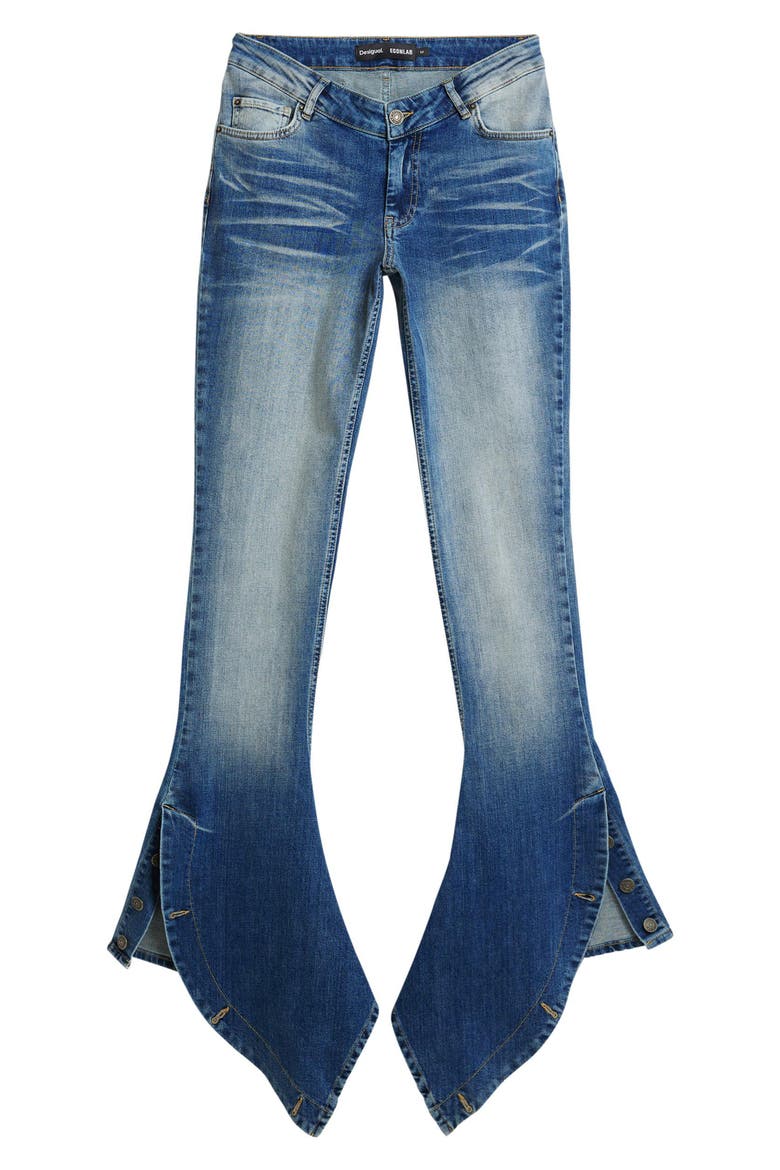 Low Rise Jeans, Alternate, color, MEDIUM BLUE