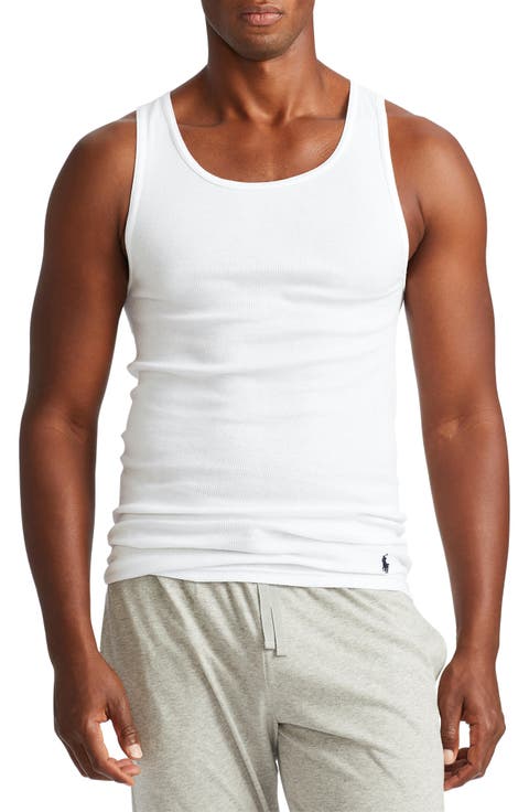 3-Pack Cotton Rib Tank Undershirts