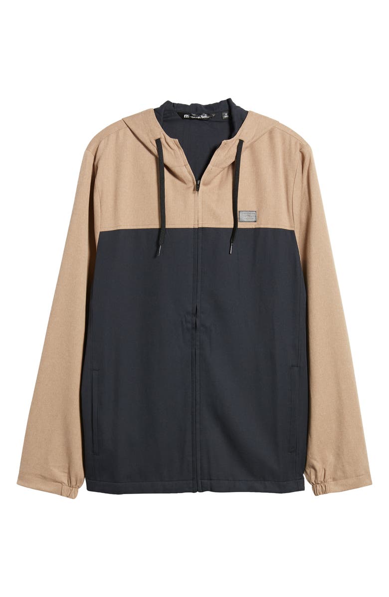 TravisMathew Beer Garden Colorblock Hooded Jacket, Alternate, color,