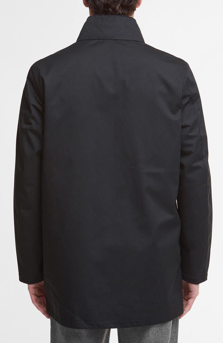 Barbour Chelsea Waterproof Twill Jacket, Alternate, color, Black