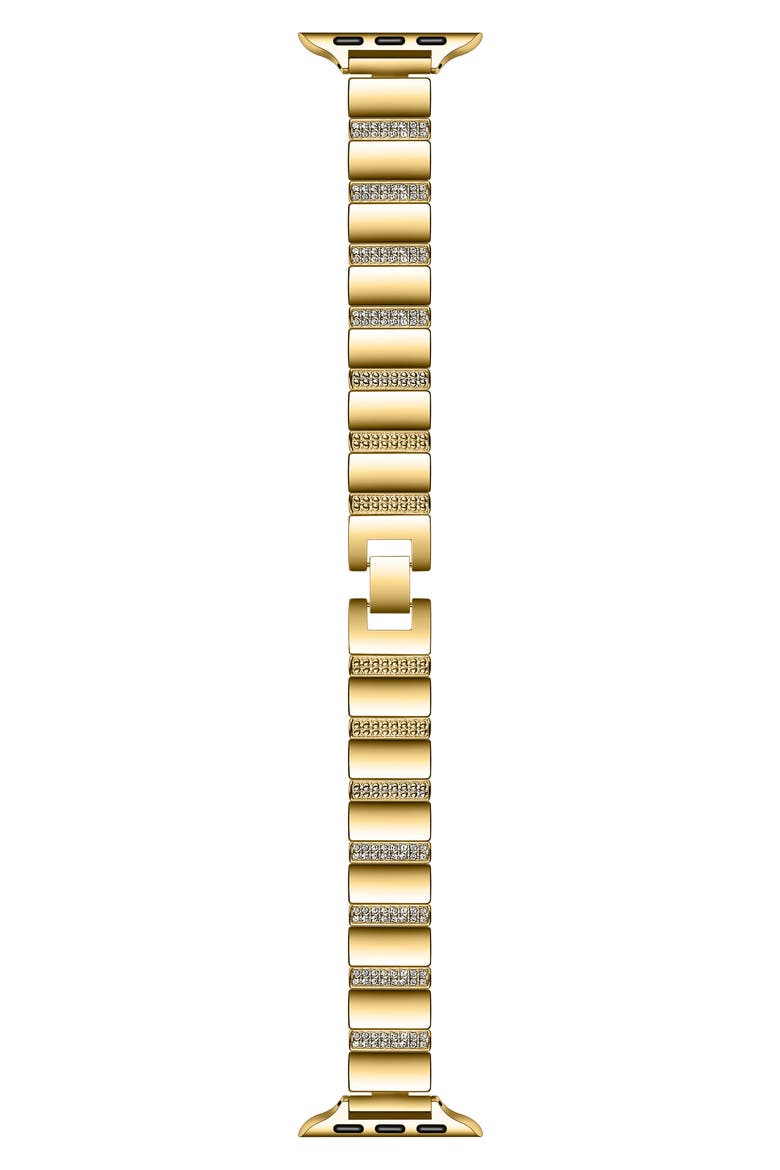 Soleil Rhinestone Watchband, Main, color, GOLD