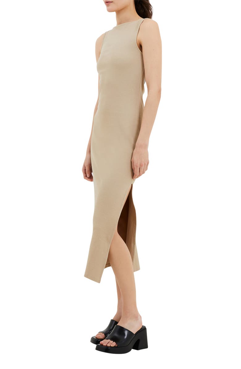 French Connection Rassia Sleeveless Cotton Knit Dress, Main, color, 