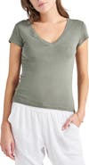 Splendid Faye V-Neck Tee