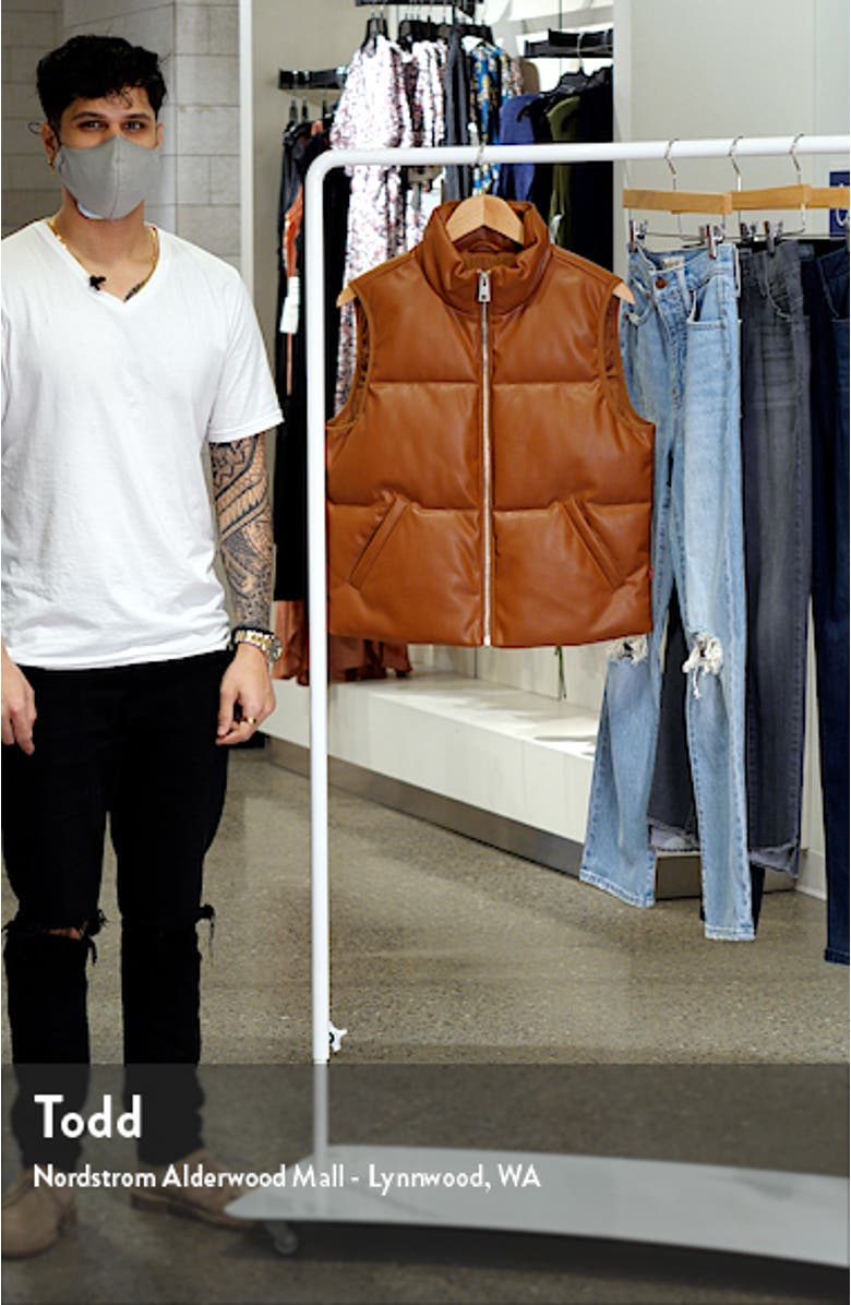 <sup>®</sup> 507<sup>™</sup> Quilted Faux Leather Puffer Vest, sales video thumbnail