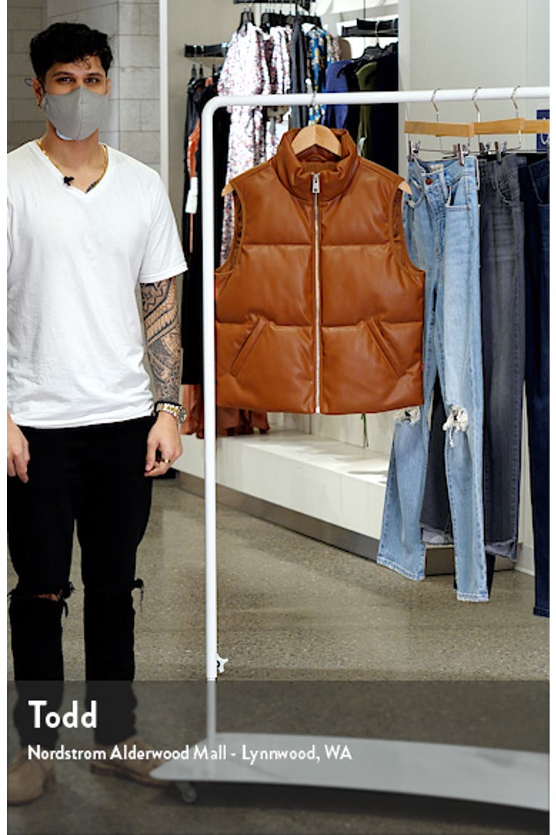 Levi's® 507™ Quilted Faux Leather Puffer Vest video